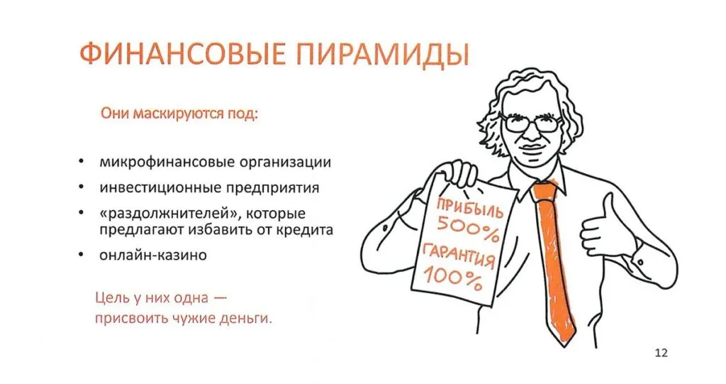 Признаки финансовой пирамиды в рекламе инвестиций