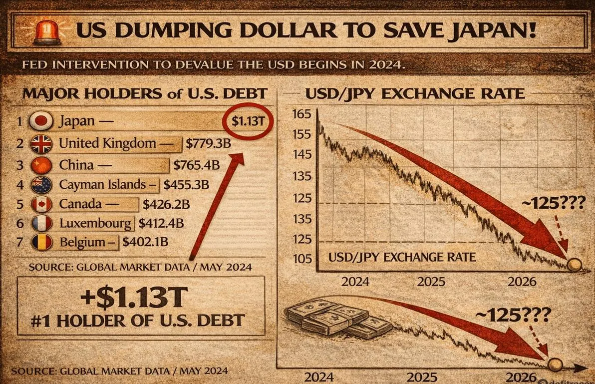Япония-США: почему иена не укрепляется, а казначейские бумаги под давлением?