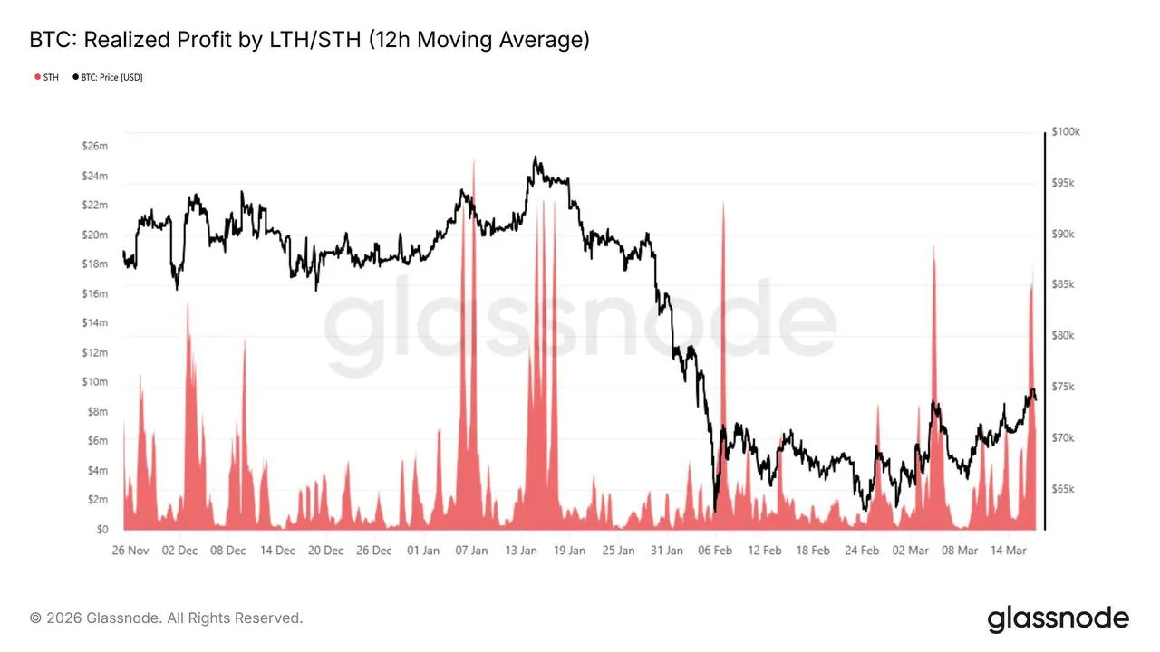 На этой неделе цена биткоина немного превысила отметку в 76000$