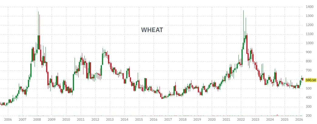 Хедж-фонды нарастили лонги по пшенице